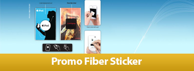 Promoadline fiber sticker